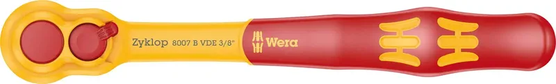 Wera 8007 B VDE Zyklop 05004966001 Umschaltknarre 3/8 (10 mm) 222 mm de Wera – image du produit 1 sur 2