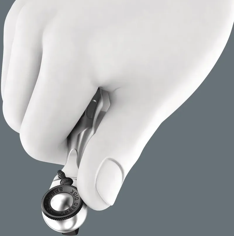 Wera 8008 A Zyklop Mini 3 Knarre mit 1/4"-Antrieb, 1/4" x 87 mm von Wera – Produktbild