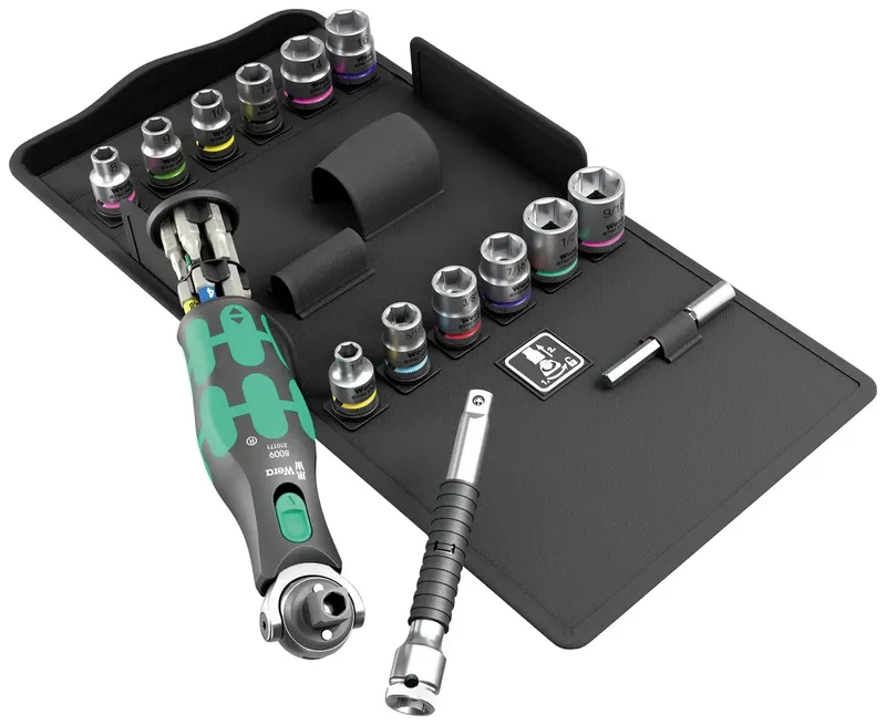 Wera 8009 Steckschlüsselsatz 1/4 (6.3 mm) 27teilig 05004285001 de Wera – image du produit
