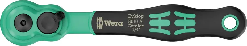 Wera 8010 A Zyklop-Knarre metrisch 1/4, 1/4 (6.3 mm) 05005600001 de Wera – image du produit 1 sur 2