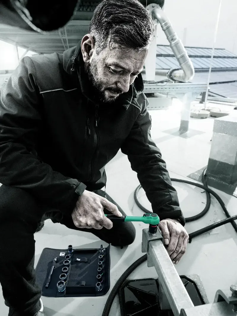Wera 8010 B Zyklop Comfort Umschaltknarre zöllig, metrisch 3/8 1 Stück 05005540001 de Wera – image du produit 2 sur 3