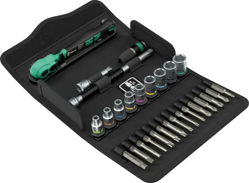 Wera 8100 SA 14 Zyklop-Knarre metrisch 1/4, 1/4 (6.3 mm) 05005541001 fra Wera – produktbillede