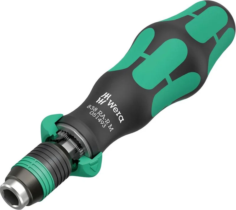 Wera 838 RA-R M Werkplaats Bitschroevendraaier 1/4 (6.3 mm) 25.50 mm von Wera, Kleurloos – Produktbild