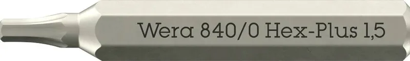 Wera 840 Micro Bits Hex-Plus 1,5 x 30mm by Wera – product image