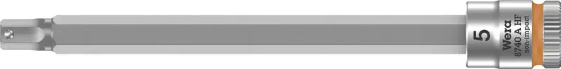 Wera 8740 A 05003336001 Innen-Sechskant Steckschlüssel-Bit-Einsatz Haltefunktion 5 mm 5 mm 1/4 (6.3 mm) von Wera – Produktbild