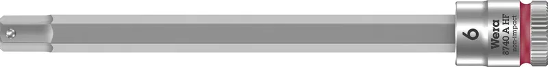 Wera 8740 A 05003338001 Innen-Sechskant Steckschlüssel-Bit-Einsatz Haltefunktion 6 mm 1/4 6 mm 1/4 (6.3 mm) by Wera – product image