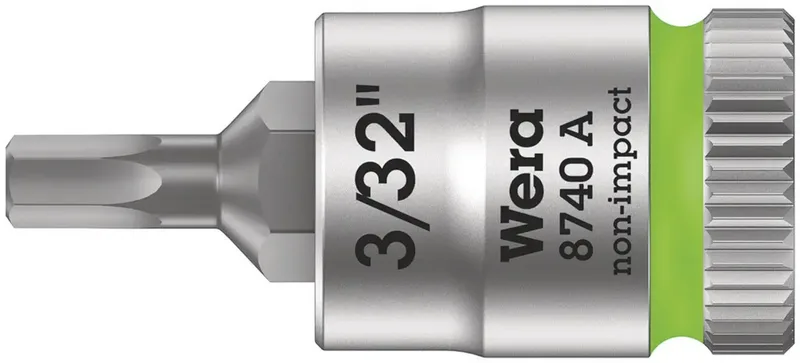 Wera 8740 A 05003381001 6 pans intérieurs Douille 6.3 mm 1/4 1/4 (6.3 mm) de Wera – image du produit