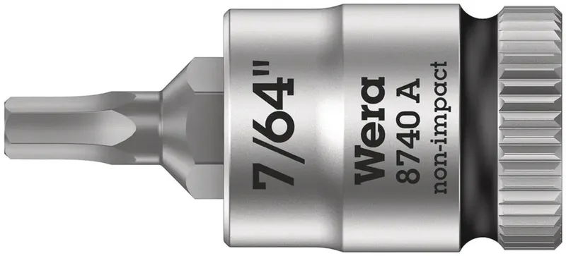 Wera 8740 A 05003382001 Innen-Sechskant Steckschlüssel-Bit-Einsatz 6.3 mm 1/4 (6.3 mm) de Wera – image du produit