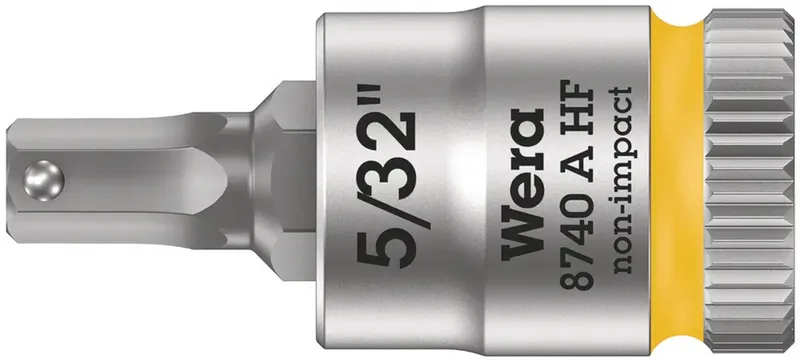 Wera 8740 A 05003385001 6 pans intérieurs Douille 6.3 mm 5/32 1/4 (6.3 mm) de Wera – image du produit