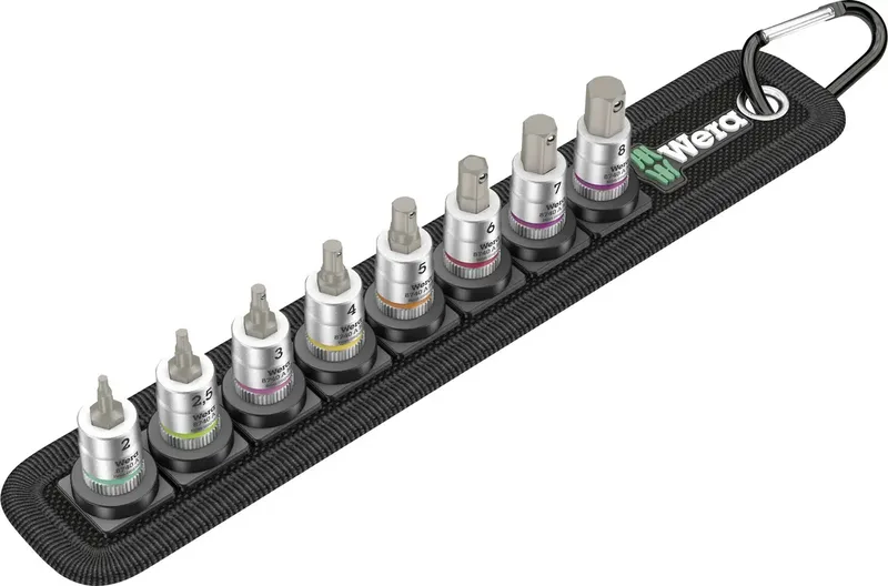 Wera 8740 A Steckschlüssel-Bit-Einsatz-Set 8teilig 05003881001 von Wera – Produktbild