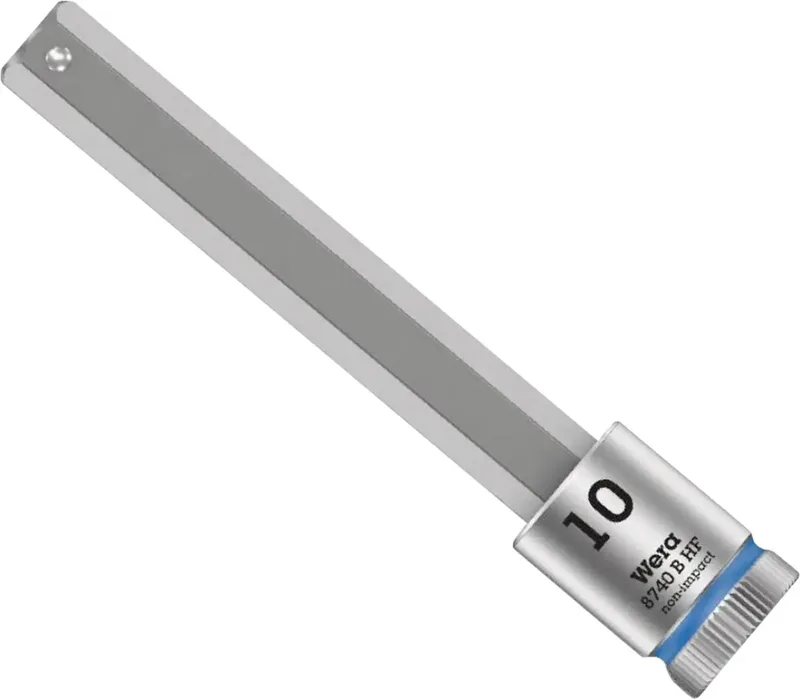 Wera 8740 B HF 05003032001 Außen-Sechskant Steckschlüsseleinsatz Haltefunktion 4 mm 3/8 4 mm 3/8 (10 mm) by Wera – product image