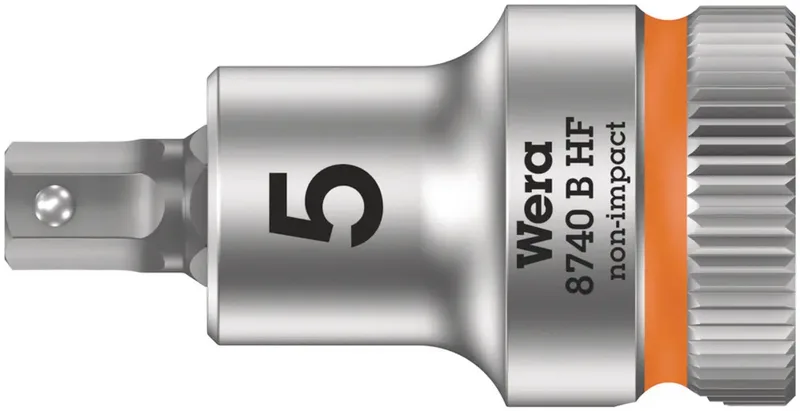 Wera 8740 B HF 05003033001 Außen-Sechskant Steckschlüsseleinsatz Haltefunktion 5 mm 3/8 5 mm 3/8 (10 mm) by Wera – product image