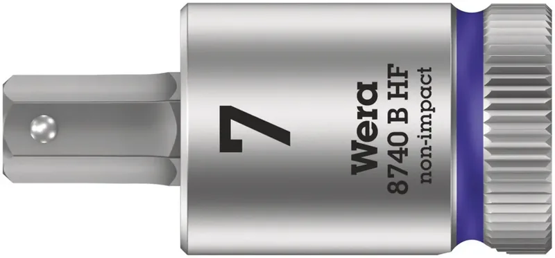 Wera 8740 B HF 05003037001 6 pans extérieurs Douille 7 mm 3/8 7 mm 3/8 (10 mm) de Wera – image du produit