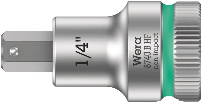 Wera 8740 B HF 05003089001 Außen-Sechskant Steckschlüsseleinsatz Haltefunktion 10 mm 1/4 3/8 (10 mm) von Wera – Produktbild