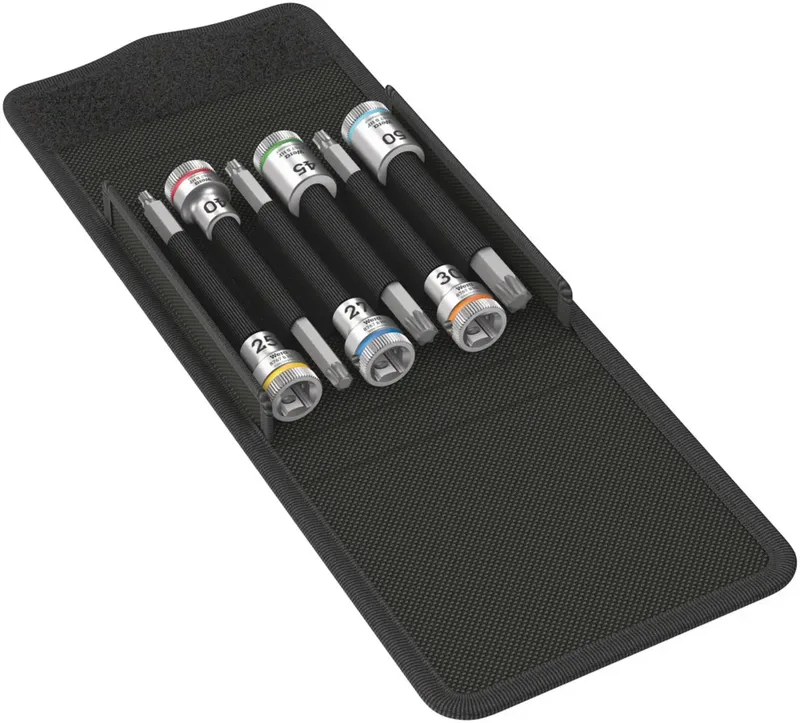 Wera 8740 B HF Spiralnuten-Steckschlüsseleinsatz-Set metrisch 3/8 (10 mm) 6teilig 05003185001 de Wera – image du produit