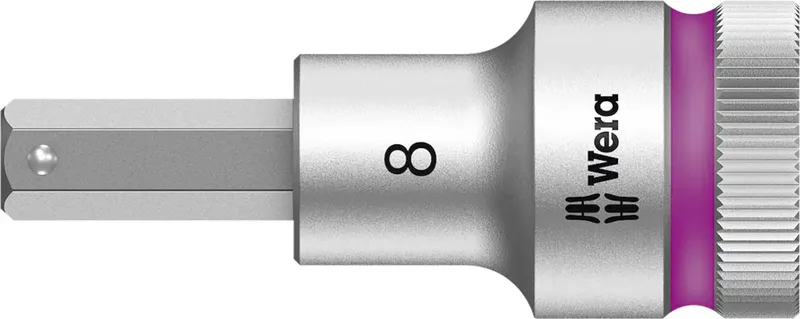 Wera 8740 C HF 05003824001 Innen-Sechskant Steckschlüssel-Bit-Einsatz Haltefunktion 8 mm 1/2 8 mm 1/2 (12.5 mm) by Wera – product image