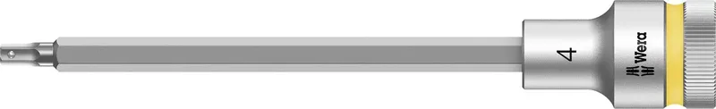 Wera 8740 C HF 05003840001 Innen-Sechskant Steckschlüssel-Bit-Einsatz Haltefunktion 4 mm 1/2 4 mm 1/2 (12.5 mm) von Wera – Produktbild
