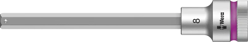 Wera 8740 C HF 05003844001 Innen-Sechskant Steckschlüssel-Bit-Einsatz Haltefunktion 8 mm 1/2 8 mm 1/2 (12.5 mm) von Wera – Produktbild