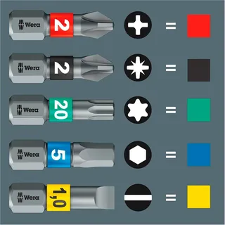 Jeu D´embouts De Tournevis Bit-check 10 Pz Impaktor 1 de Wera – image du produit 3 sur 6