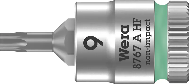 Wera 8767 A 05003361001 Innen-Sechsrund (TX) Steckschlüssel-Bit-Einsatz T 9 1/4 (6.3 mm) de Wera – image du produit