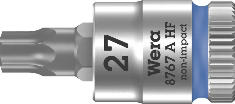 Wera 8767 A 05003367001 Innen-Sechsrund (TX) Steckschlüssel-Bit-Einsatz Haltefunktion 6.3 mm 1/4 T 27 1/4 (6.3 mm) by Wera – product image