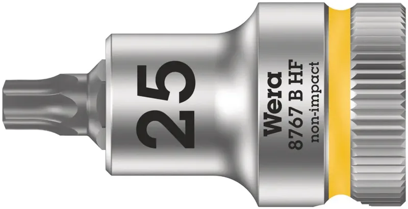 Wera 8767 B HF 05003062001 6 pans intérieurs (TX) Douille fonction de retenue 10 mm 3/8 T 25 3/8 (10 mm) de Wera – image du produit