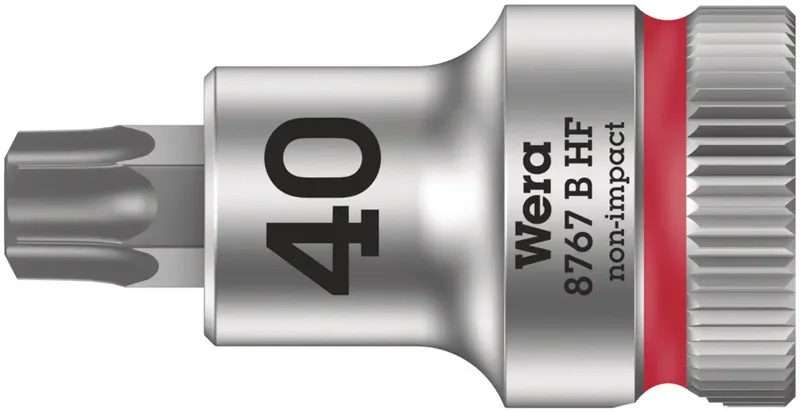 Wera 8767 B HF 05003068001 Innen-Sechsrund (TX) Steckschlüsseleinsatz Haltefunktion 10 mm 3/8 T 40 3/8 (10 mm) von Wera – Produktbild