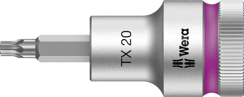 Wera 8767 C HF 05003830001 Innen-Sechsrund (TX) Steckschlüssel-Bit-Einsatz Haltefunktion 12.5 mm 1/2 T 20 1/2 (12.5 mm) von Wera – Produktbild
