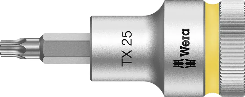 Wera 8767 C HF 05003831001 Innen-Sechsrund (TX) Steckschlüssel-Bit-Einsatz Haltefunktion 12.5 mm 1/2 T 25 1/2 (12.5 mm) von Wera – Produktbild