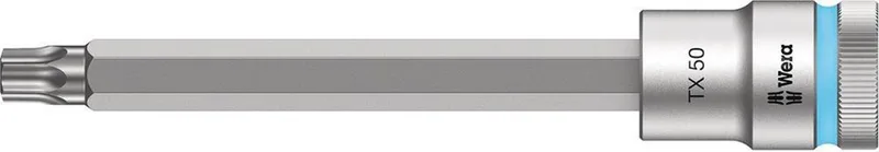 Wera 8767 C HF 05003856001 6 pans intérieurs (TX) Douille-embout 12.5 mm 1/2 T 50 1/2 (12.5 mm) de Wera, Kleurloos – image du produit