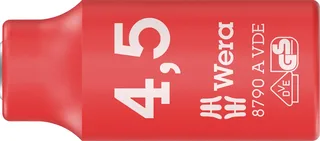 Wera 8790 A VDE 05005929001 VDE-Steckschlüsseleinsatz isoliert 1/4 (6.3 mm) von Wera – Produktbild 1 von 2