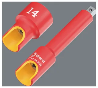 Wera 8790 A VDE 05005929001 VDE-Steckschlüsseleinsatz isoliert 1/4 (6.3 mm) von Wera – Produktbild 2 von 2