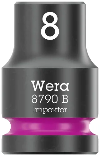 Wera 8790 B Impaktor 05005500001 Außen-Sechskant Steckschlüsseleinsatz 8 mm 3/8 1 Stück 3/8 by Wera – product image 1 of 3