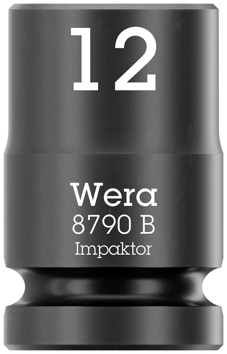 Wera 8790 B Impaktor 05005503001 Außen-Sechskant Steckschlüsseleinsatz 12 mm 3/8 1 Stück 3/8 de Wera – image du produit 1 sur 3