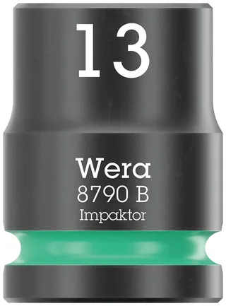 Wera 8790 B Impaktor 05005504001 Außen-Sechskant Steckschlüsseleinsatz 13 mm 3/8 13 mm 1 Stück 3/8 de Wera – image du produit 1 sur 3