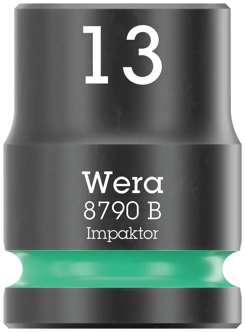 Wera 8790 B Impaktor 05005504001 Außen-Sechskant Steckschlüsseleinsatz 13 mm 3/8 13 mm 1 Stück 3/8 de Wera – image du produit 1 sur 3