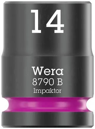 Wera 8790 B Impaktor 05005505001 Außen-Sechskant Steckschlüsseleinsatz 14 mm 3/8 14 mm 1 Stück 3/8 de Wera – image du produit 1 sur 3