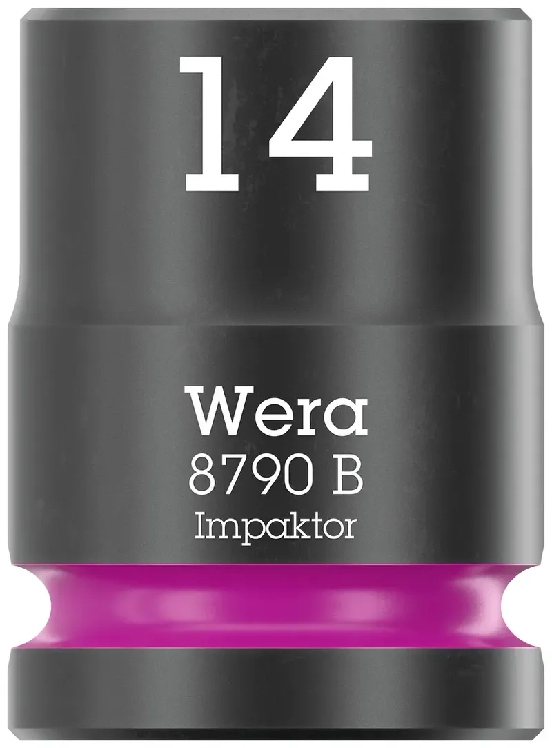 Wera 8790 B Impaktor 05005505001 Außen-Sechskant Steckschlüsseleinsatz 14 mm 3/8 14 mm 1 Stück 3/8 de Wera – image du produit 1 sur 3