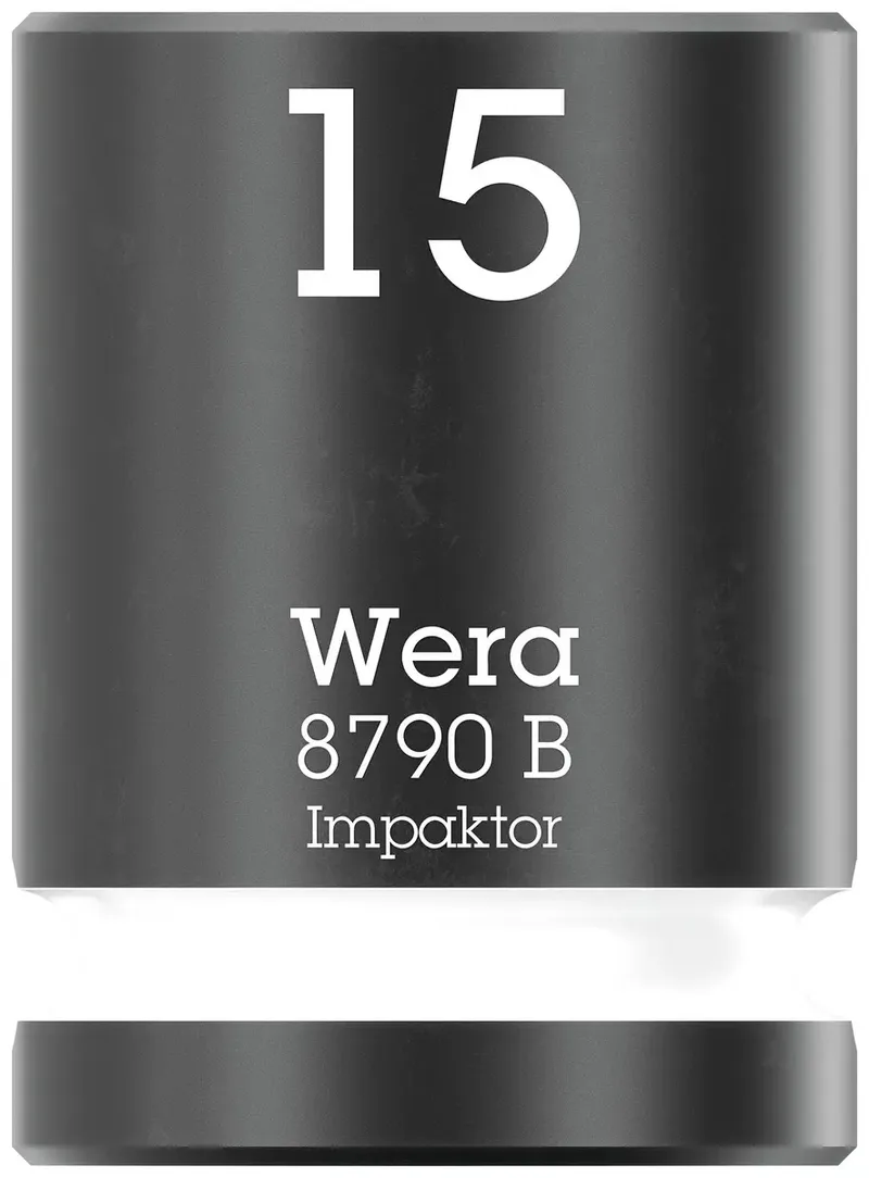 Wera 8790 B Impaktor 05005506001 Außen-Sechskant Steckschlüsseleinsatz 15 mm 3/8 1 Stück 3/8 de Wera – image du produit 1 sur 3