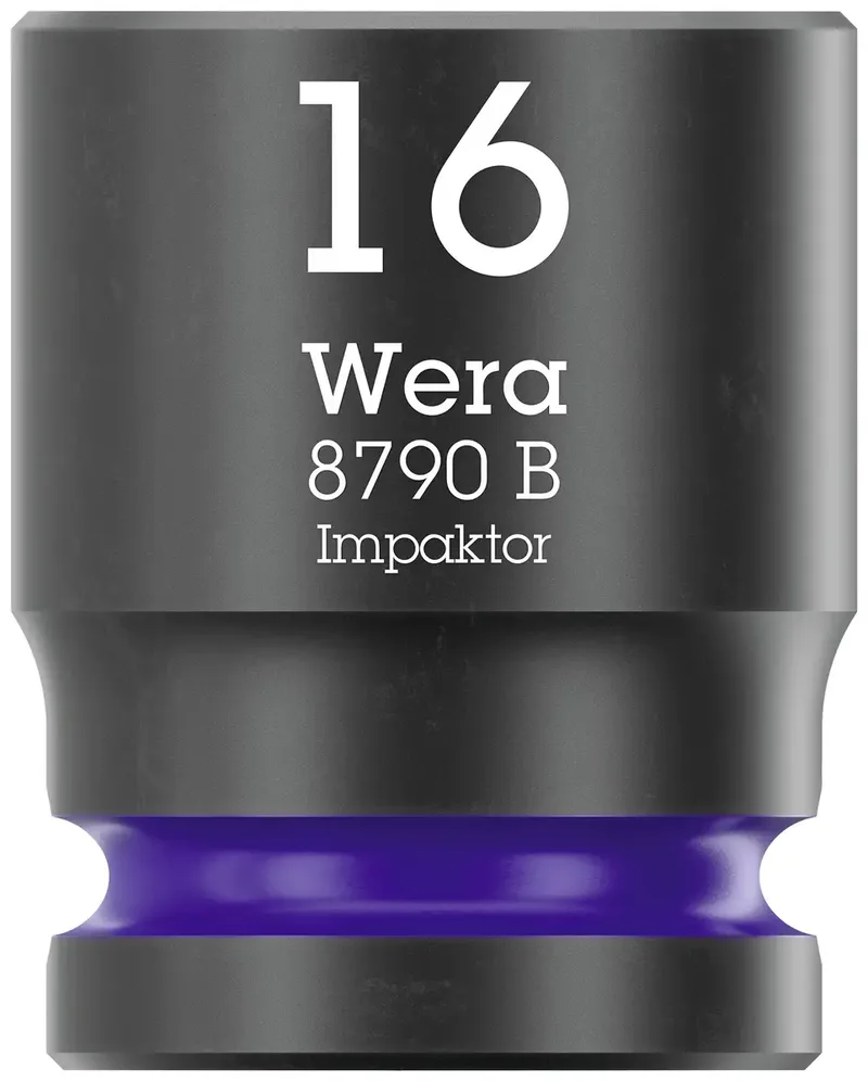 Wera 8790 B Impaktor 05005507001 Außen-Sechskant Steckschlüsseleinsatz 16 mm 16 mm 1 Stück 3/8 by Wera – product image 1 of 3