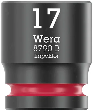 Wera 8790 B Impaktor 05005508001 Außen-Sechskant Steckschlüsseleinsatz 17 mm 3/8 1 Stück 3/8 by Wera – product image 1 of 3