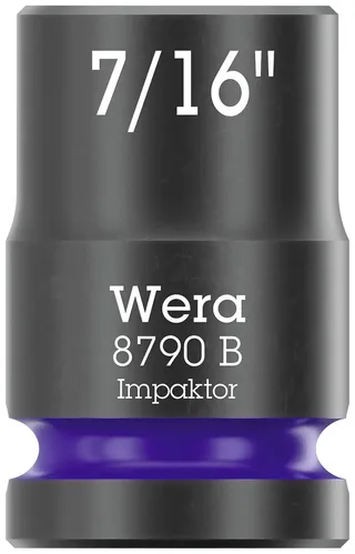 Wera 8790 B Impaktor 05005517001 Außen-Sechskant Steckschlüsseleinsatz 7/16 7/16 1 Stück 3/8 de Wera – image du produit 1 sur 3