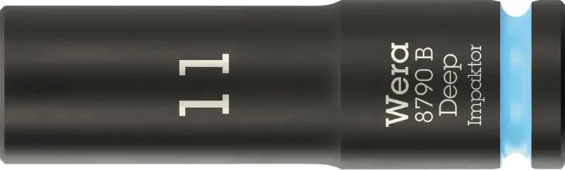 Wera 8790 B Impaktor Deep 05005552001 Außen-Sechskant Steckschlüsseleinsatz 11 mm de Wera – image du produit