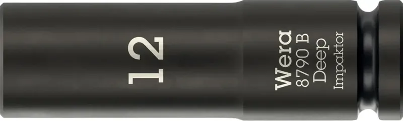 Wera 8790 B Impaktor Deep 05005553001 Außen-Sechskant Steckschlüsseleinsatz 12 mm 12 mm 3/8 von Wera – Produktbild
