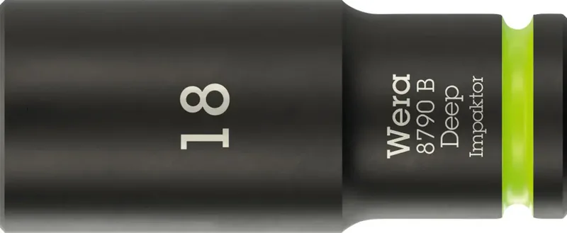 Wera 8790 B Impaktor Deep 05005559001 Dop (zeskant) Dopsleutelinzetstuk 18 mm van Wera – productafbeelding