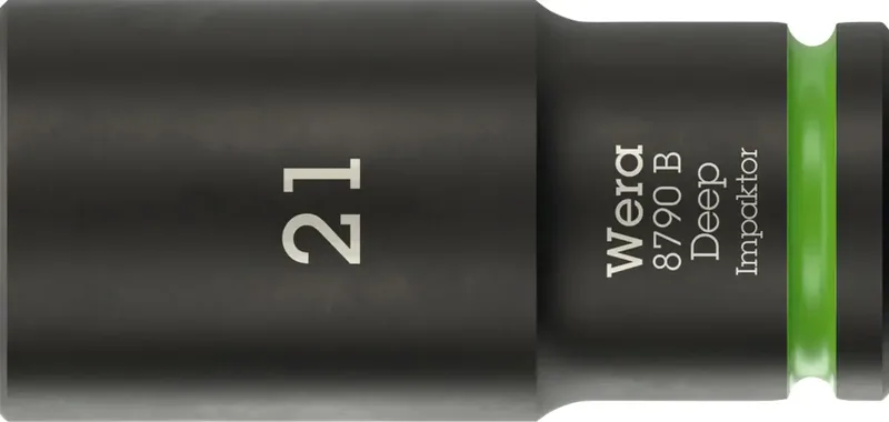 Wera 8790 B Impaktor Deep 05005561001 Außen-Sechskant Steckschlüsseleinsatz 21 mm von Wera – Produktbild