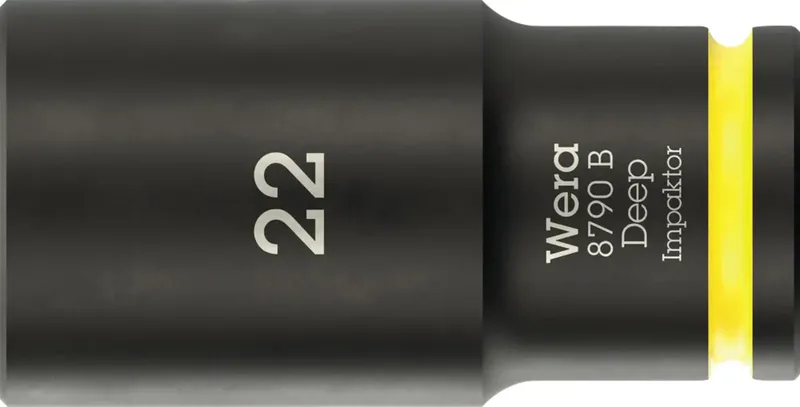 Wera 8790 B Impaktor Deep 05005562001 Außen-Sechskant Steckschlüsseleinsatz 22 mm 22 mm 3/8 von Wera – Produktbild
