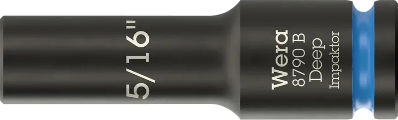 Wera 8790 B Impaktor Deep 05005565001 Außen-Sechskant Steckschlüsseleinsatz 5/16 5/16 3/8 de Wera – image du produit