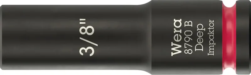 Wera 8790 B Impaktor Deep 05005566001 Außen-Sechskant Steckschlüsseleinsatz 3/8 3/8 3/8 von Wera – Produktbild