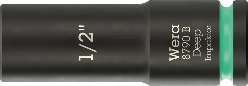 Wera 8790 B Impaktor Deep 05005568001 Außen-Sechskant Steckschlüsseleinsatz 1/2 1/2 3/8 fra Wera – produktbillede